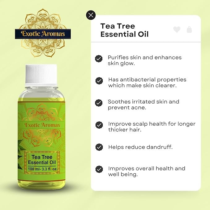 Exotic Aromas Essential Oil Tea Tree - 100 ml
