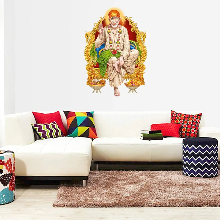 Rangoli White Glossy Vinyl Wall Sticker Premium Self-Adhesive Waterproof Parent-6 Design-3