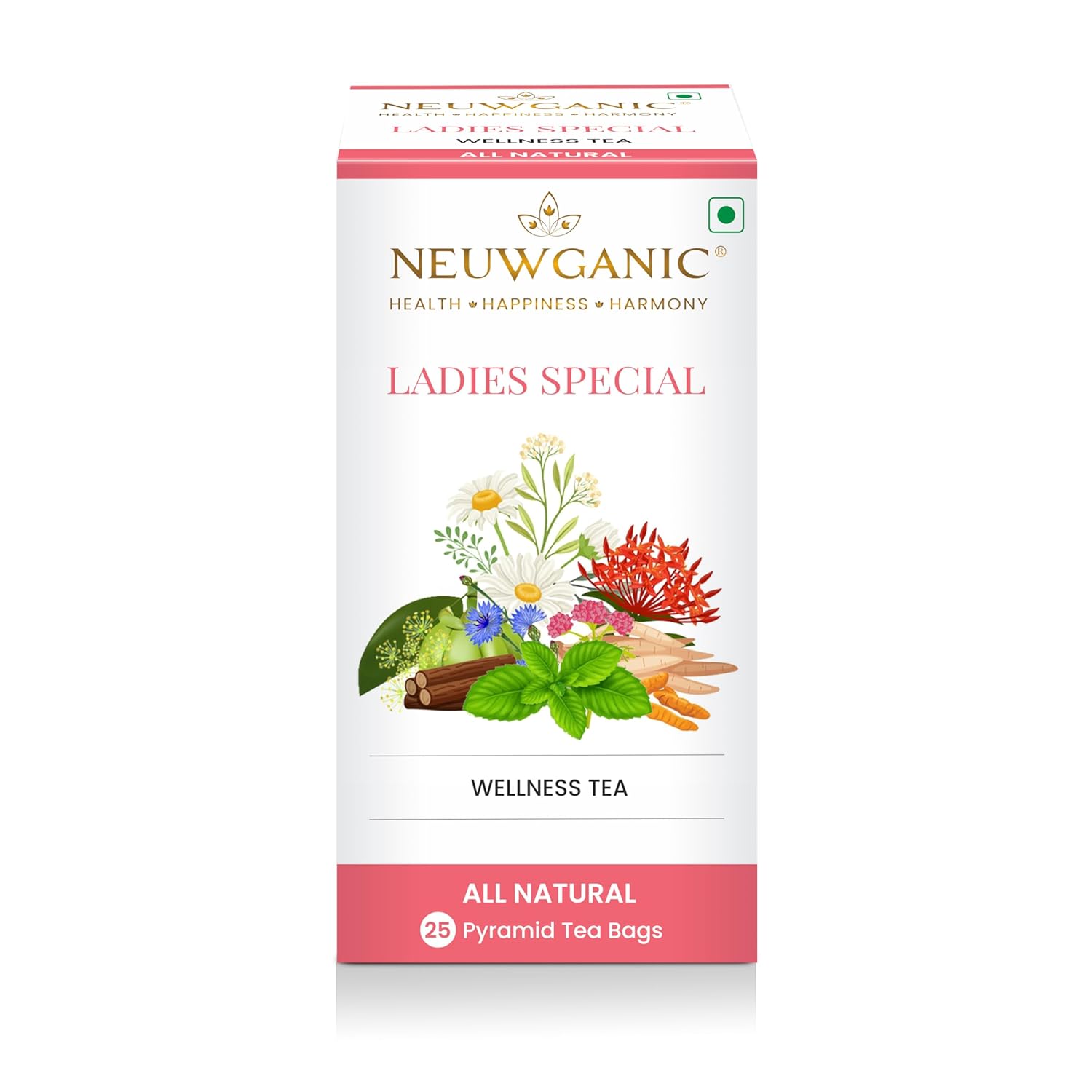 Neuwganic Ladies Special Wellness Tea Bags - 25 Tea Bags