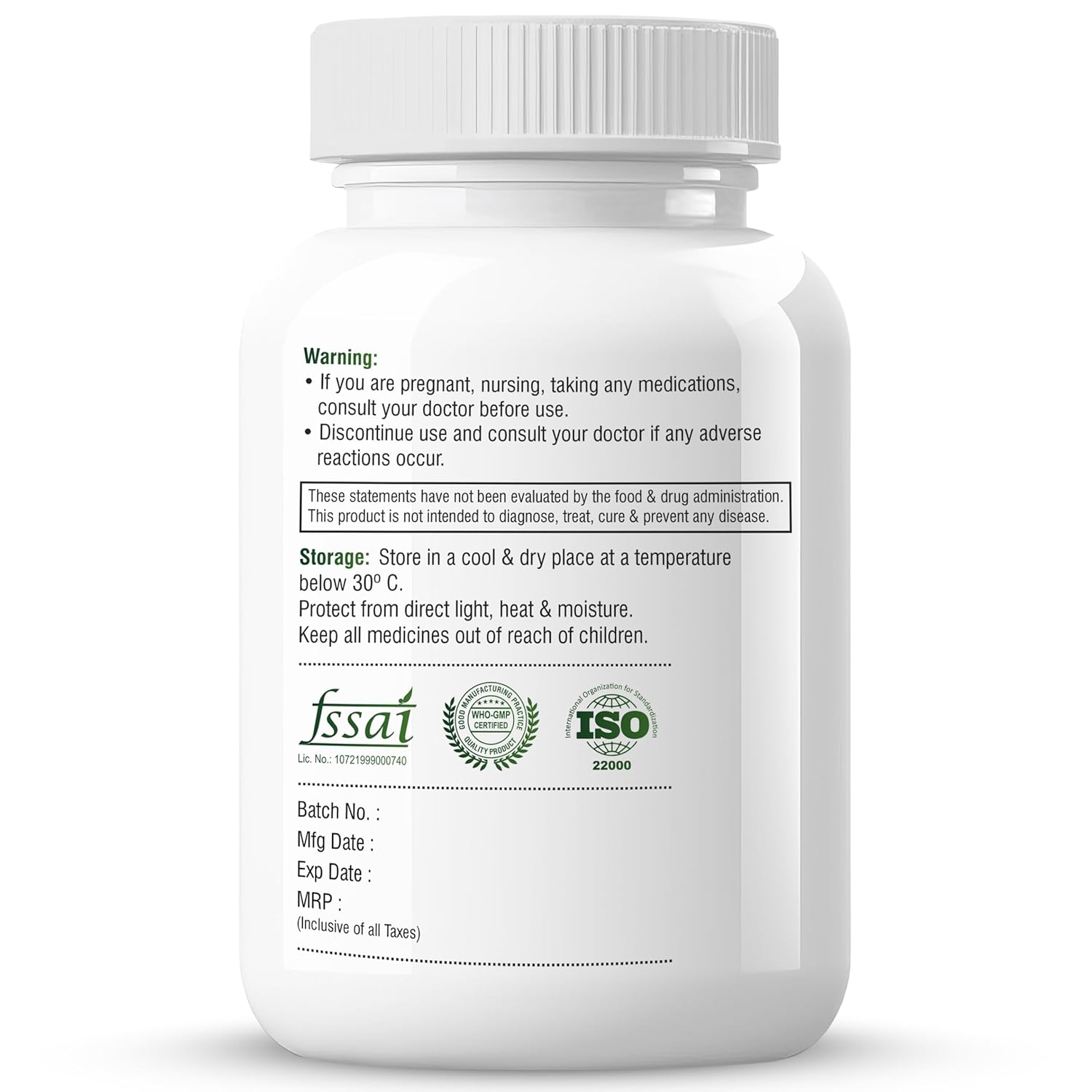 Biotrex Nutraceuticals Kelp Extract 600mg | Richest Vegan Source of Iodine | Supports Thyroid Health & Healthy Metabolism with Soluble Fiber - 60 Veg Capsules