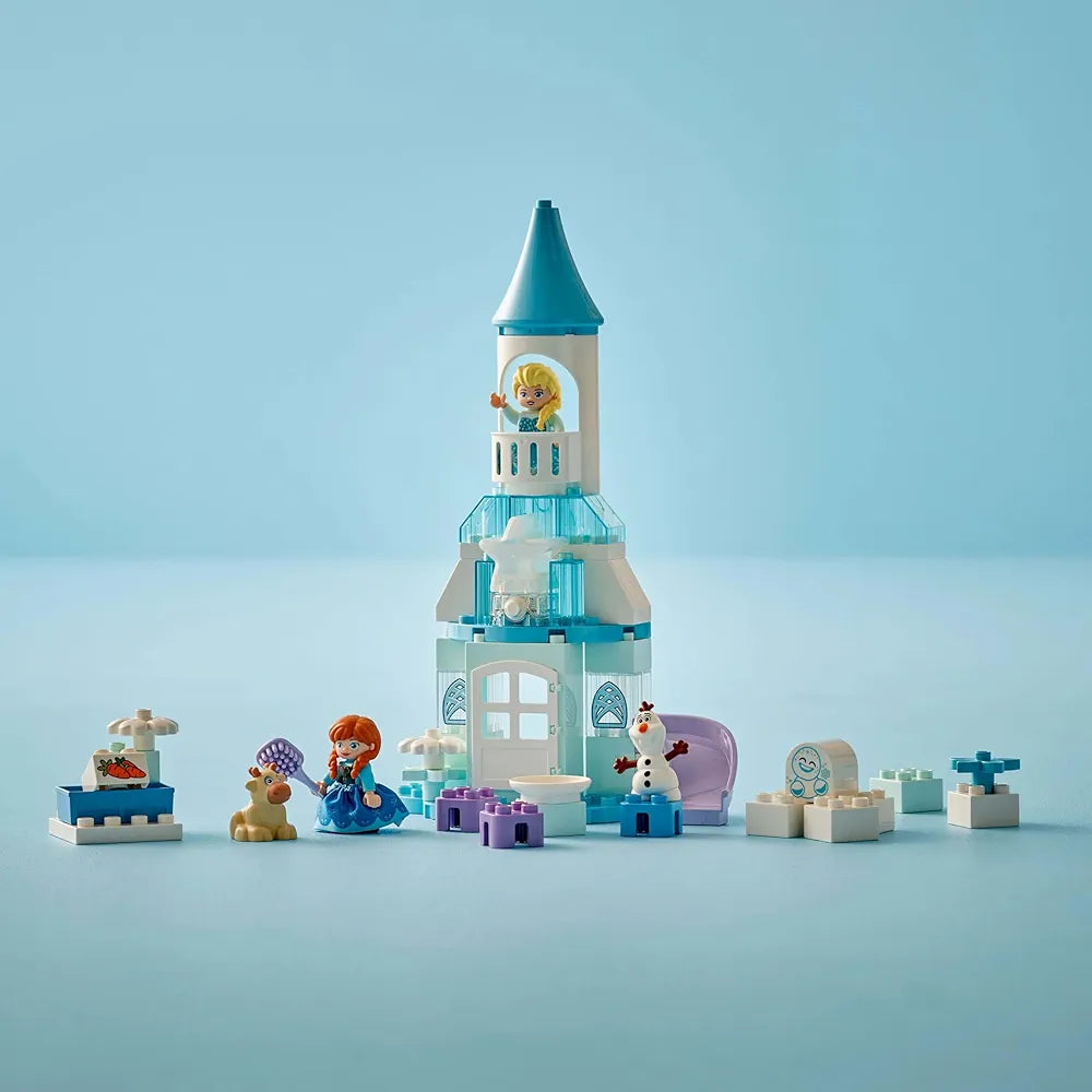 Lego Duplo Disney Anna and Elsa’s Frozen Castle Party Buildable Toddler Toy 10455 Building Blocks Toys for 2+ Gift for Boys and Girls