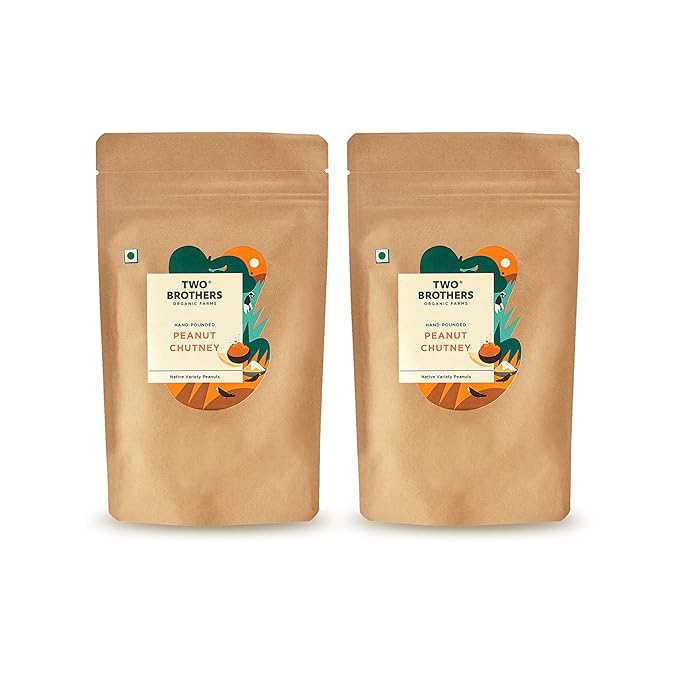 Two Brothers Organic Farms Peanut Chutney - 200 gms (Pack of 2)