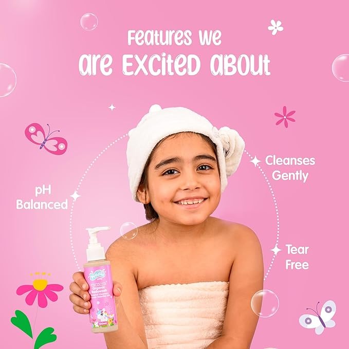 Puddles Organic Nourishing Floral Gel BodyWash Kids - 100 ml