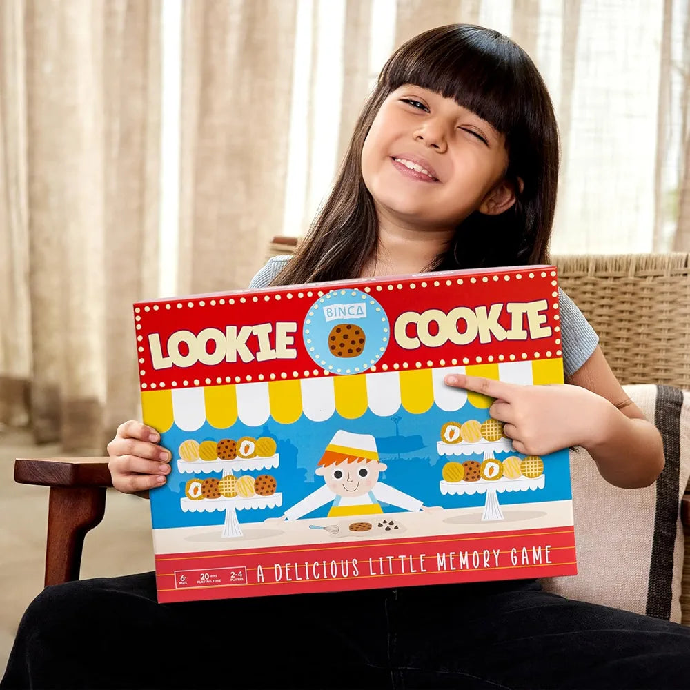 Binca Lookie Cookie - A Memory Card Game for Kids Ages 6 and Up | Fun Memory and Concentration Building Game | Gift to Build Cognitive Skills for Ages 4,5,6