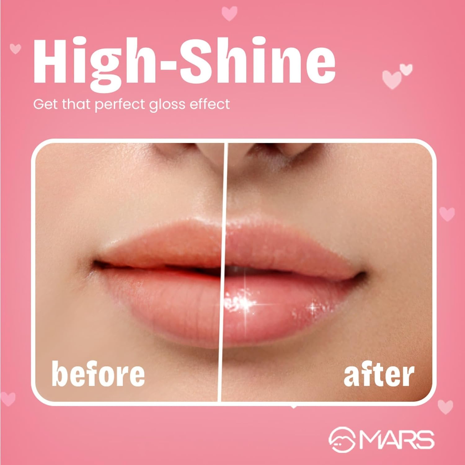 MARS Candylicious Sheer Lip Gloss for Women | Hydrating & High Shine | Lightweight | Non-Sticky | Enriched with Vitamin-E, Hyaluronic Acid & Avocado Ester (4.0ml) (09-MAGIC POP)