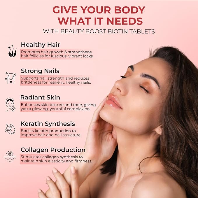 The Body Reserve Plant-Based Biotin Tablets - 60 tabs