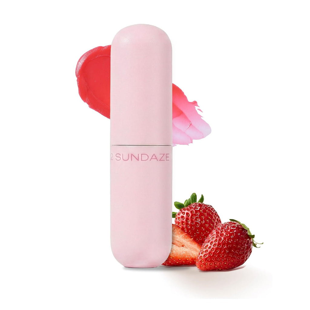52 Sundaze Berry Butter Tinted Lip Balm SPF 30 PA+++ | With Shea Butter & Acai Berry Butter | Brightens Dark Lips & Evens Lip Tone | Moisturising Lip Balm for Daily Use | For Men & Women | 5 g