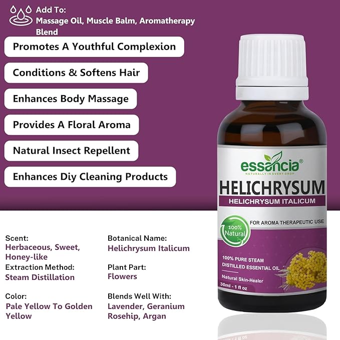 Essancia Helichrysum Essential Oil - 30 ml