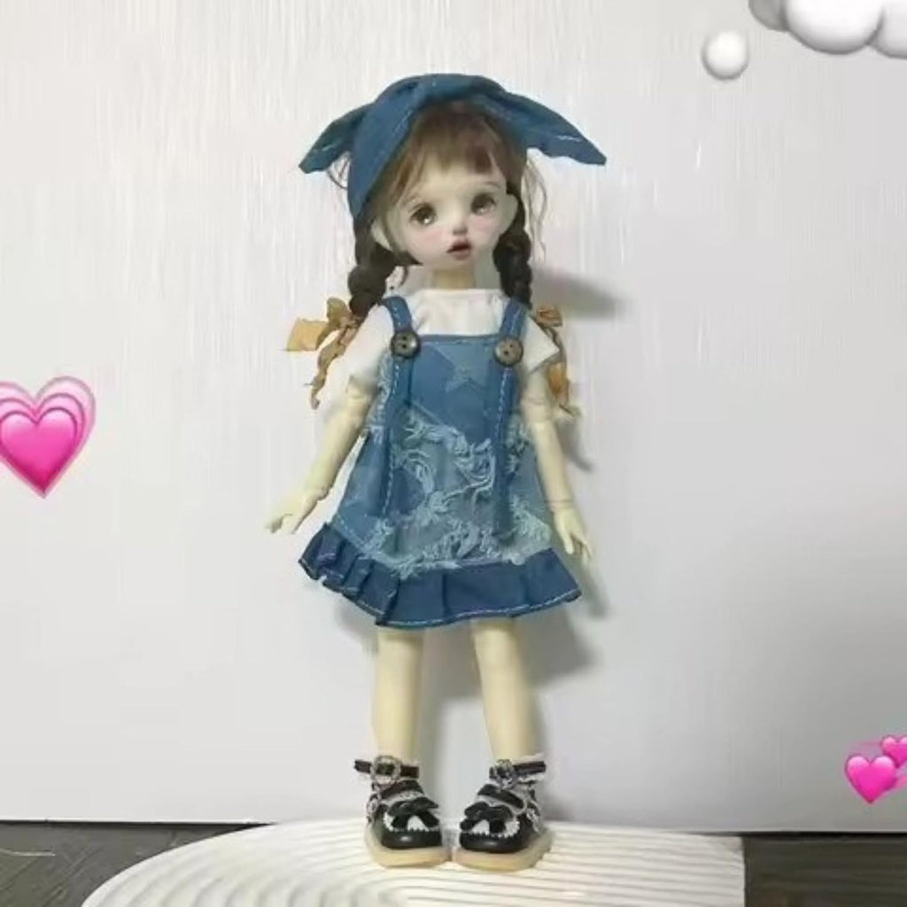 Tickles Movable Jointed Makeup Cute Girl Trendy Doll for Kids 30 cm Color & Design May Vary