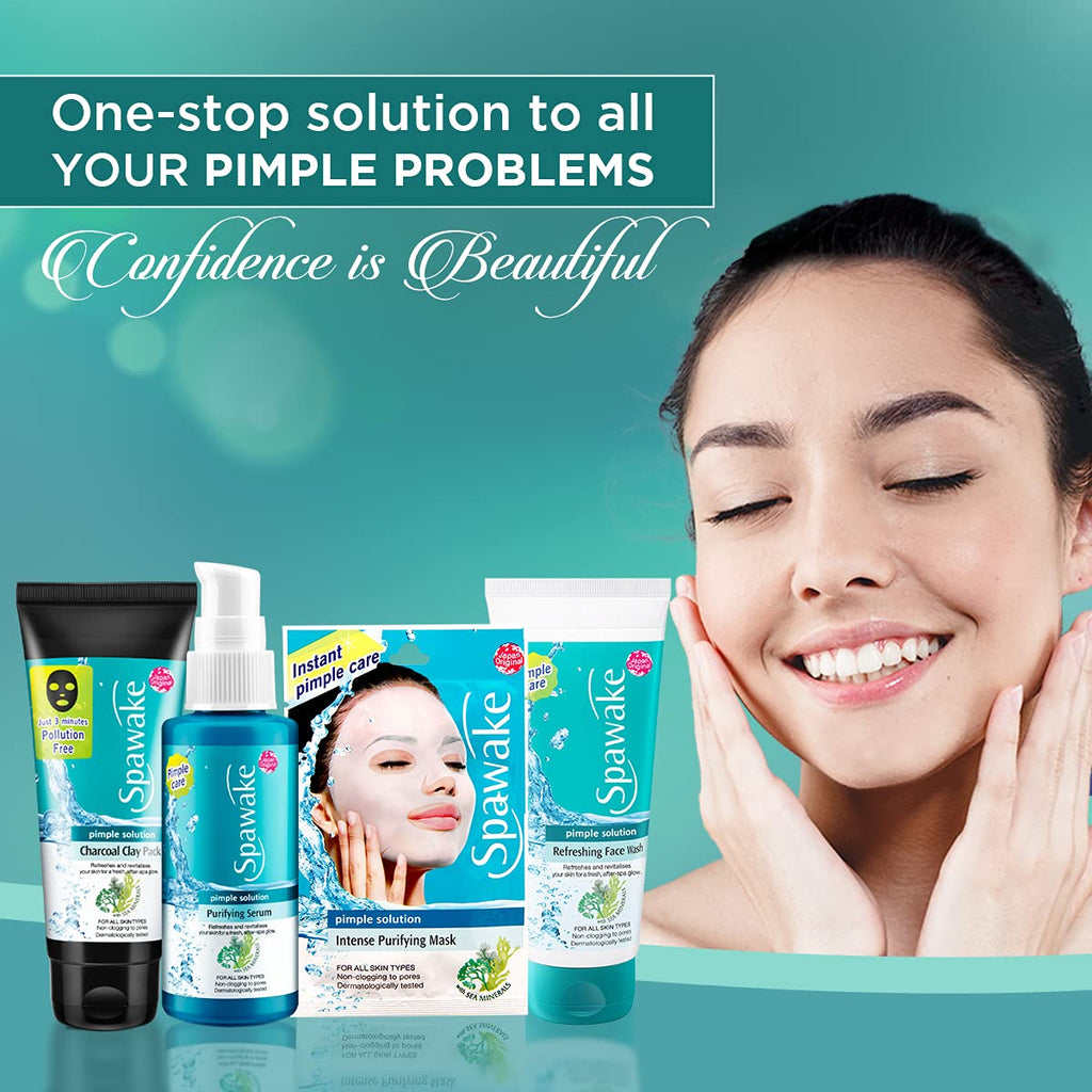 Spawake Anti Acne Care Pimple Solution Refreshing Face Wash - 100 gms