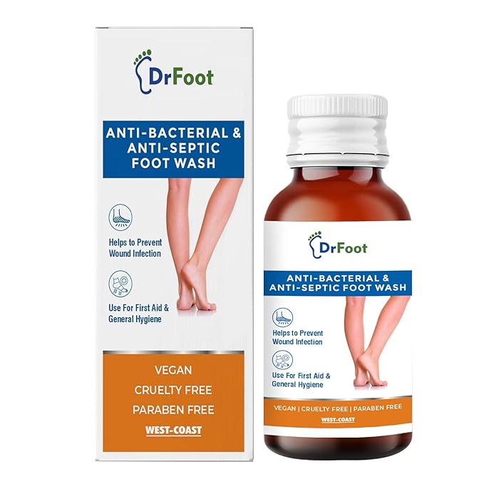 Dr Foot Antiseptic Antibacterial Foot Wash - 100 ml