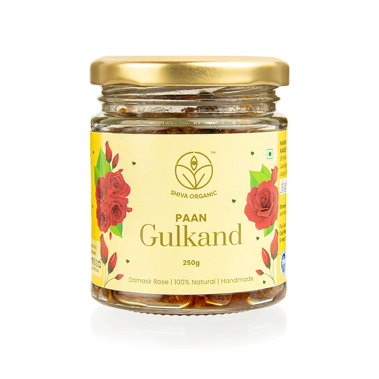 Shiva Organic Gulkand With Pan - 250 gms