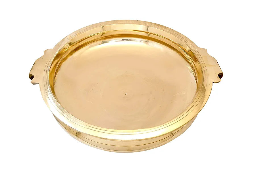 Two Moustaches Brass Urli Traditional Bowl Showpiece