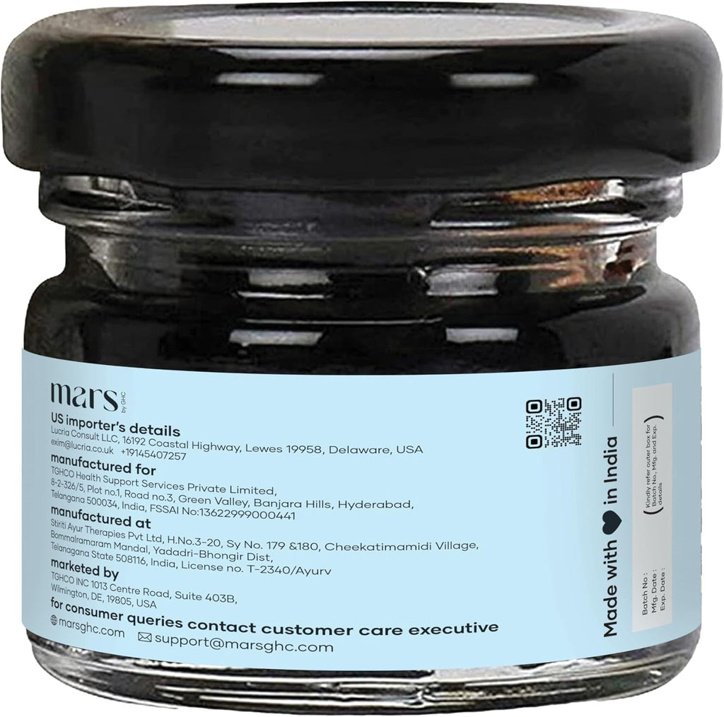mars by GHC Pure Himalayan Shilajit Gold (Resin) Powered with - 20g - Pack of 1 | Pure Organic Shilajit Resin sourced from Himalayas