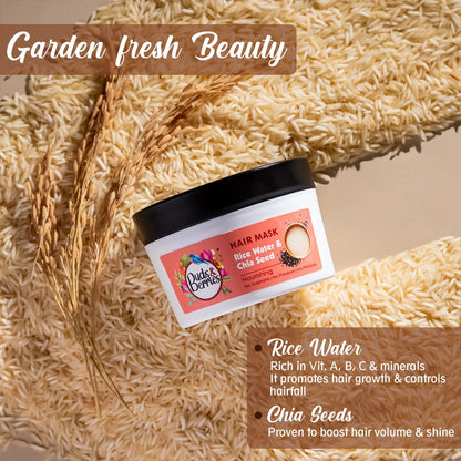 Buds & Berries Rice Water and Chia Seeds Nourishing Hair Mask - 200 ml