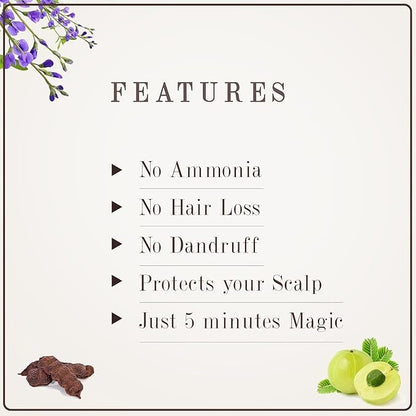 Samisha Natural Black Hair Colour - 100 gms