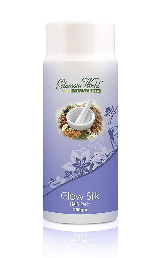 Glamour World Ayurvedic Glow Silk Hair Pack - 200 gms