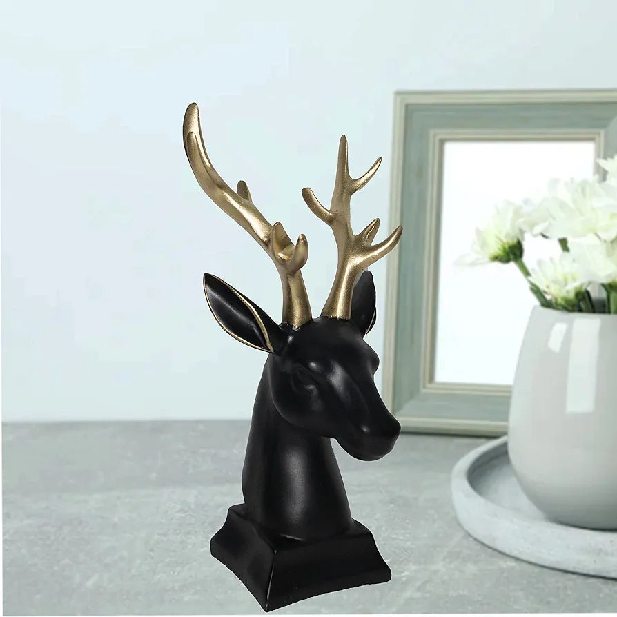 Jaipur Ace Swamp Deer Statue Sculptures Bara Singha Showpieces Creative Abstract Design Art Figurine
