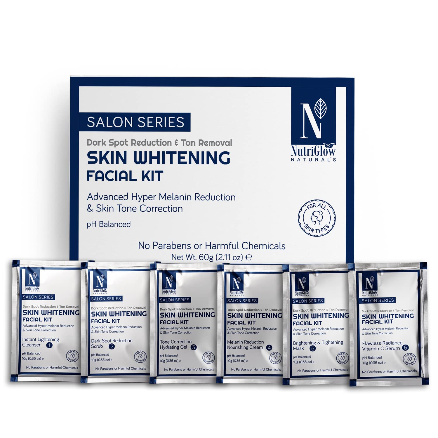 NutriGlow NATURAL'S Advanced Pro Formula Facial Kit - 60 gms
