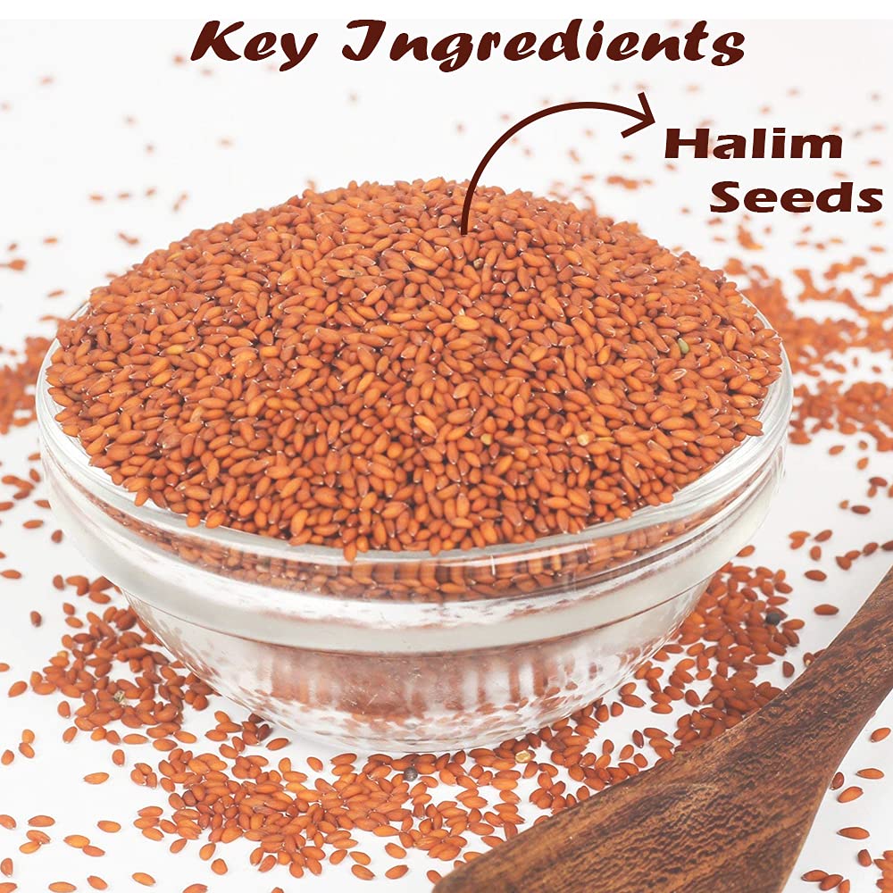 Namo Organics - Halim Seeds 400g - Aliv Seeds | Rich in Fibre and Omega -3 | Haleem Seeds | Halim Seeds for Eating | Immunity Booster Superfood