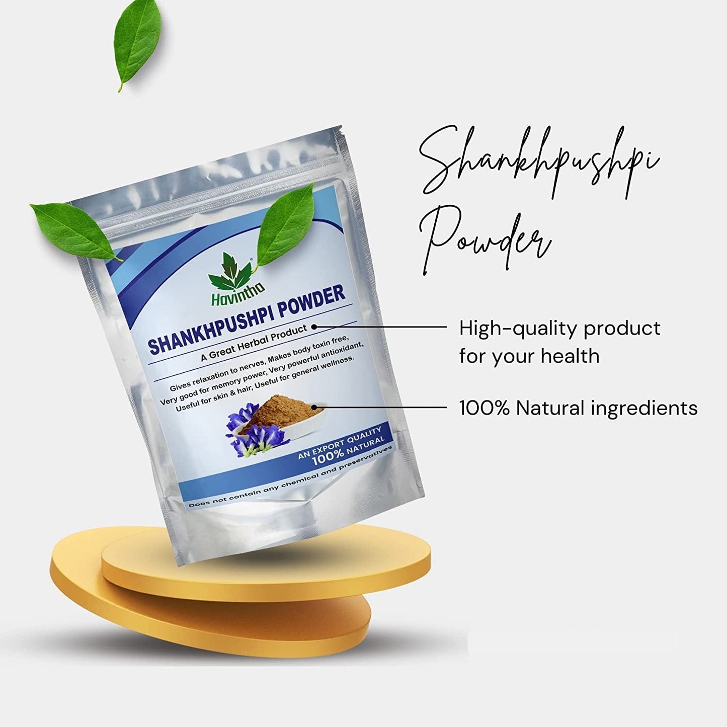Havintha Natural Shankhpushpi Powder  -  227 gms