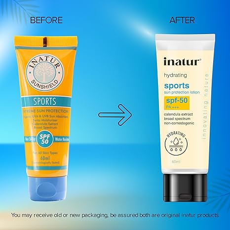 Inatur Sports Sun Protection Lotion SPF50 PA+++ - 60 ml