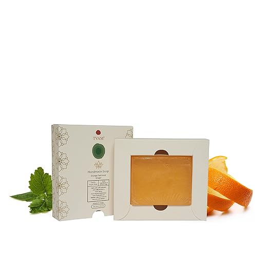 TVAM Refreshing Bathing Bar Orange Patchouli Ginger - 100 gms