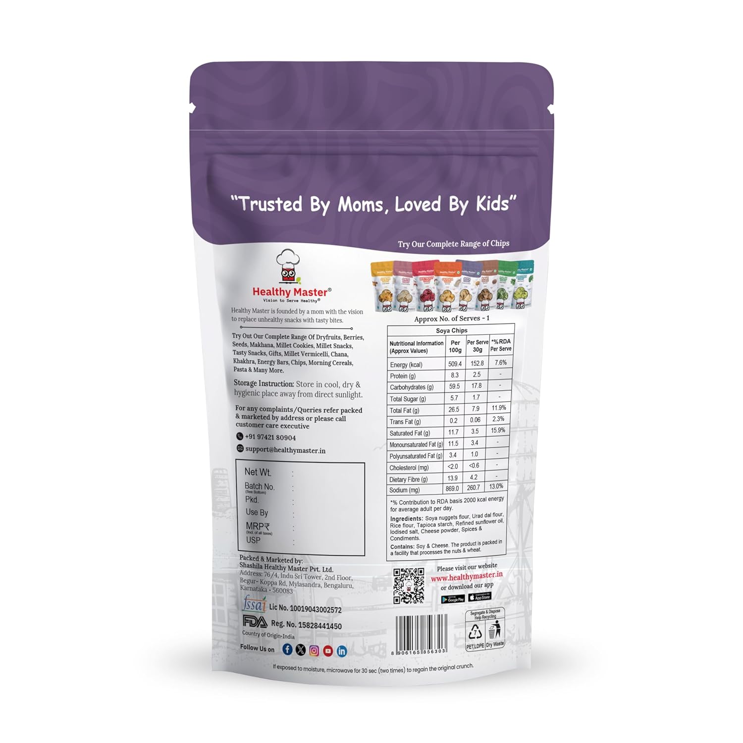 Healthy Master Soya Chips