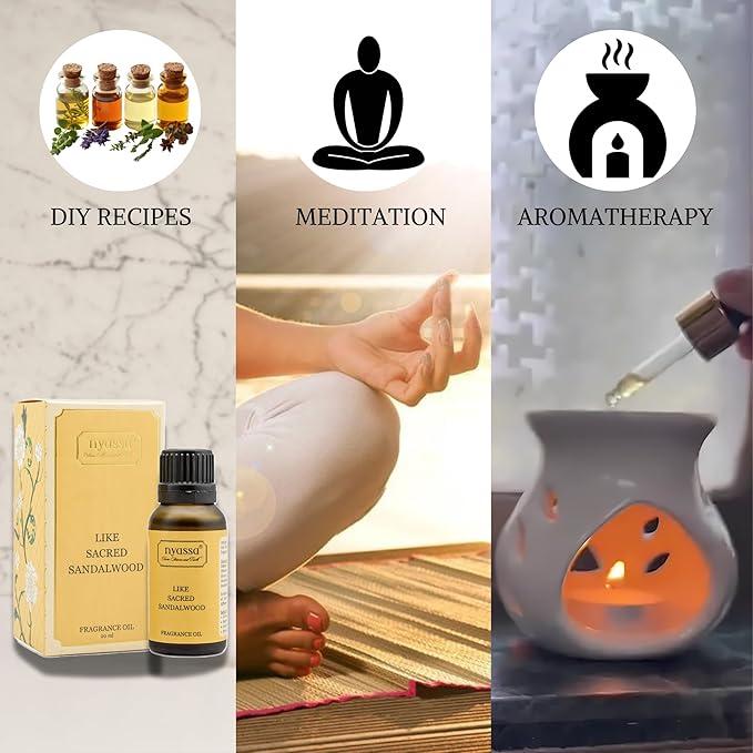 Nyassa Like Sacred Sandalwood Fragrance Oils - 20 Ml