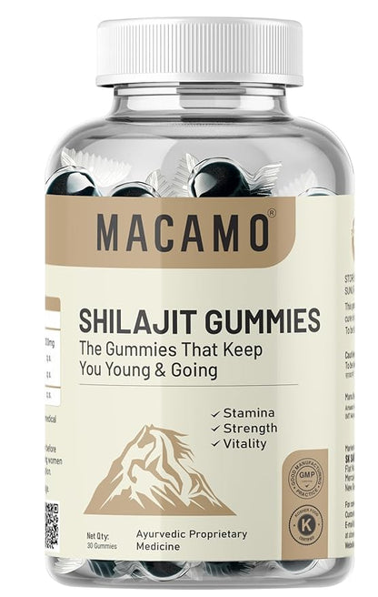 MACAMO Pure Himalayan Shilajit Gummies - 30 Gummies