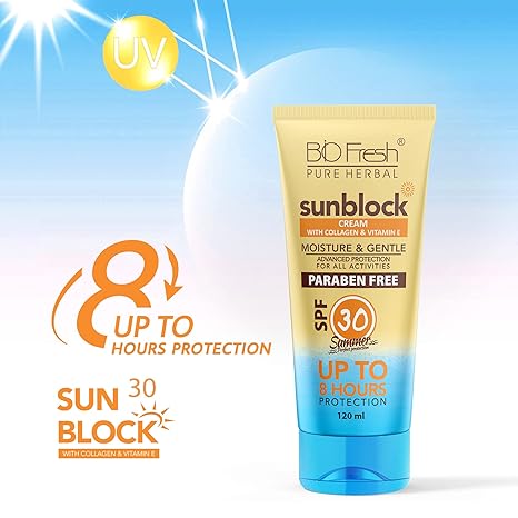 Biofresh Herbals Sunblock Cream SPF 30 - 120 ml