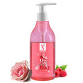 NutriGlow NATURAL'S English Rose Face Wash /With Natural Source Ingredients/Clean The Skin/ Glow / Cleansing - 300 ml