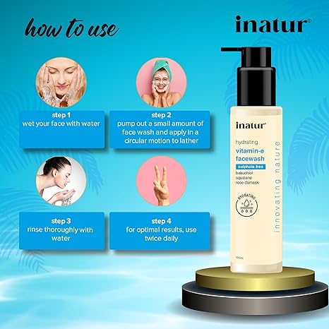 Inatur Vitamin E Face Wash - 100 ml