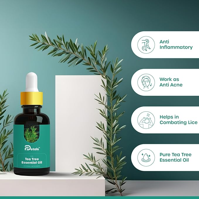 DPetals Tea Tree Essential Oil for Balance - 15 ml