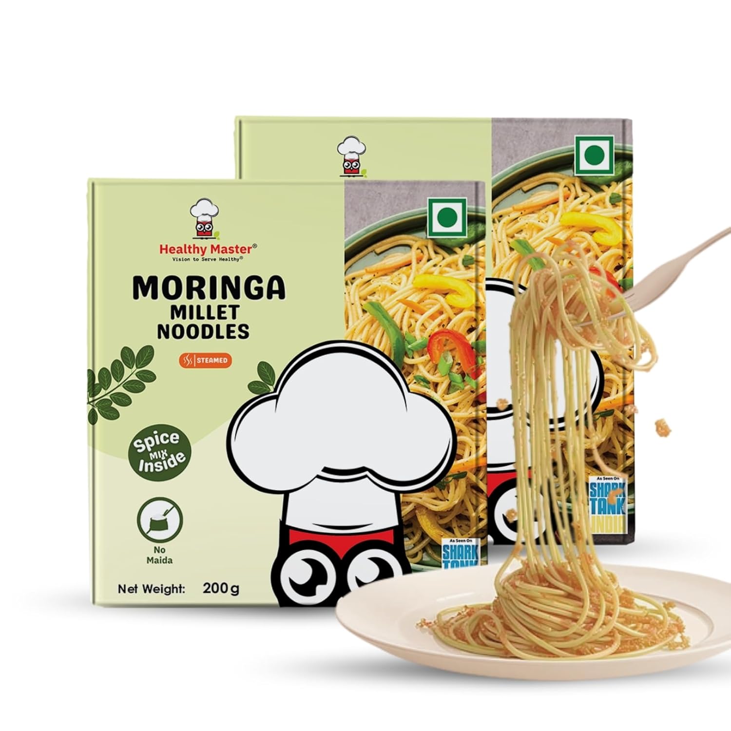 Healthy Master Moringa Millet Noodles - 200 gms (Pack of 2)