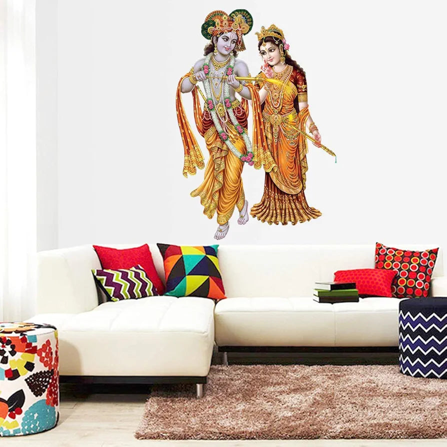 Rangoli White Glossy Vinyl Wall Sticker Premium Self-Adhesive Waterproof Parent-7 Design-2