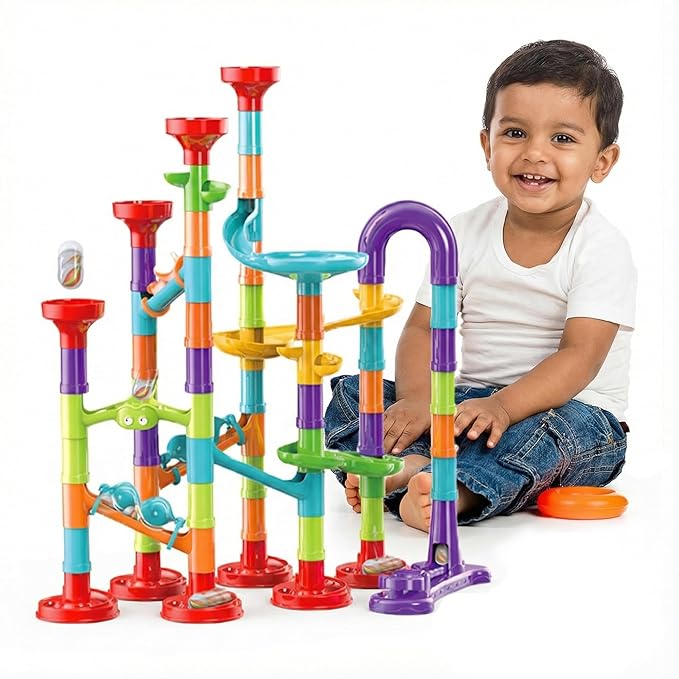 Kidology 3D Marble Run DIY Construction Building Blocks Toys for Kids