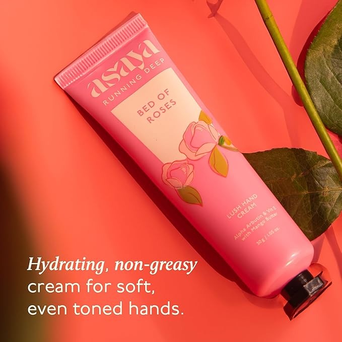 Asaya Bed of Roses Hand Cream for Women & Men - 30 gms