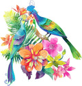 Rangoli Vinyl Wall Sticker Self-Adhesive Wall Decor Design-12