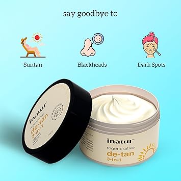 Inatur De-Tan 3-in-1 Face Scrub - 200 gms