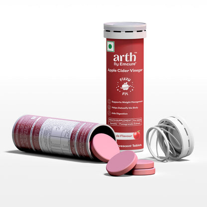 Arth Apple Cider Vinegar Effervescent Tablets