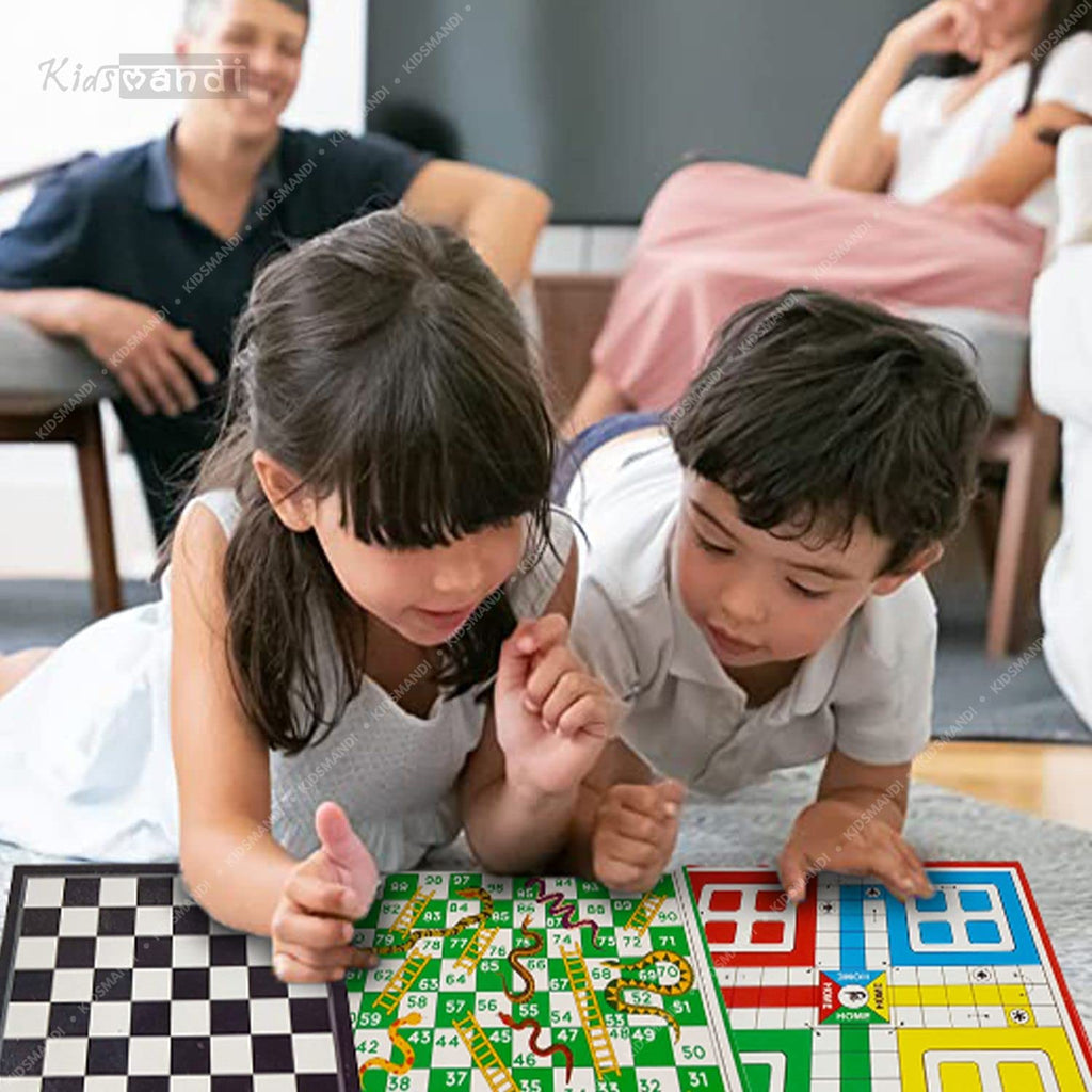 Kids Mandi Ultimate 7-in-1 Family Board Game Set