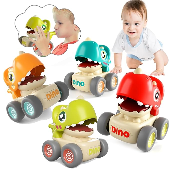 Kidology Dinosaur Cars Set Multicolor