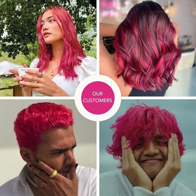 Paradyes Top-up Semi-permanent Carola Pink Diy Conditioner Based Hair Colour - 120 Gms