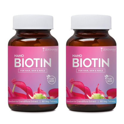 ZEROHARM Biotin Tablets - 60 tabs