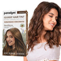 Paradyes No Bleach Hazel Brown Glossy Hair Tint | 5 Light Brown - 160 Gms