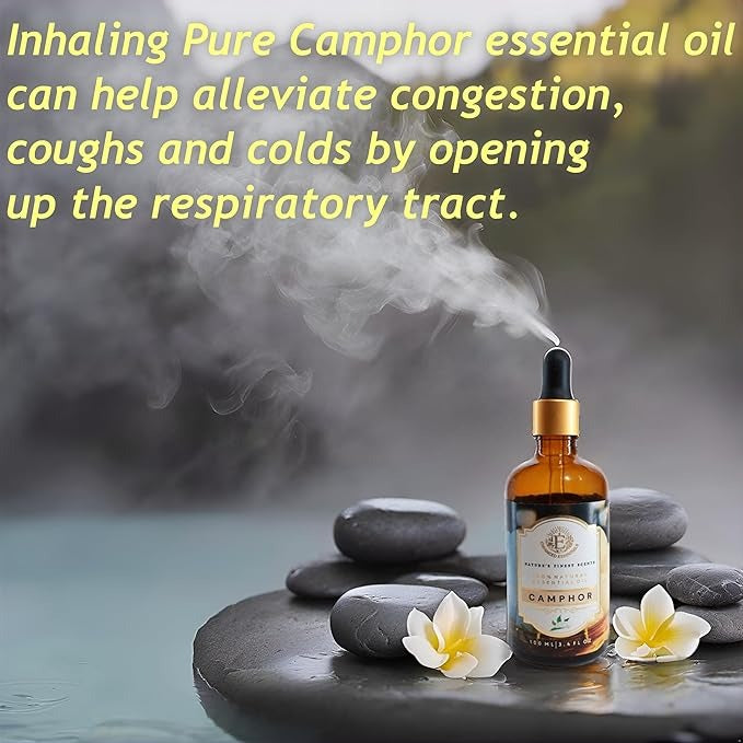 Enhanced Essentials  Luxurious Camphor Essential Oil - 100 ml