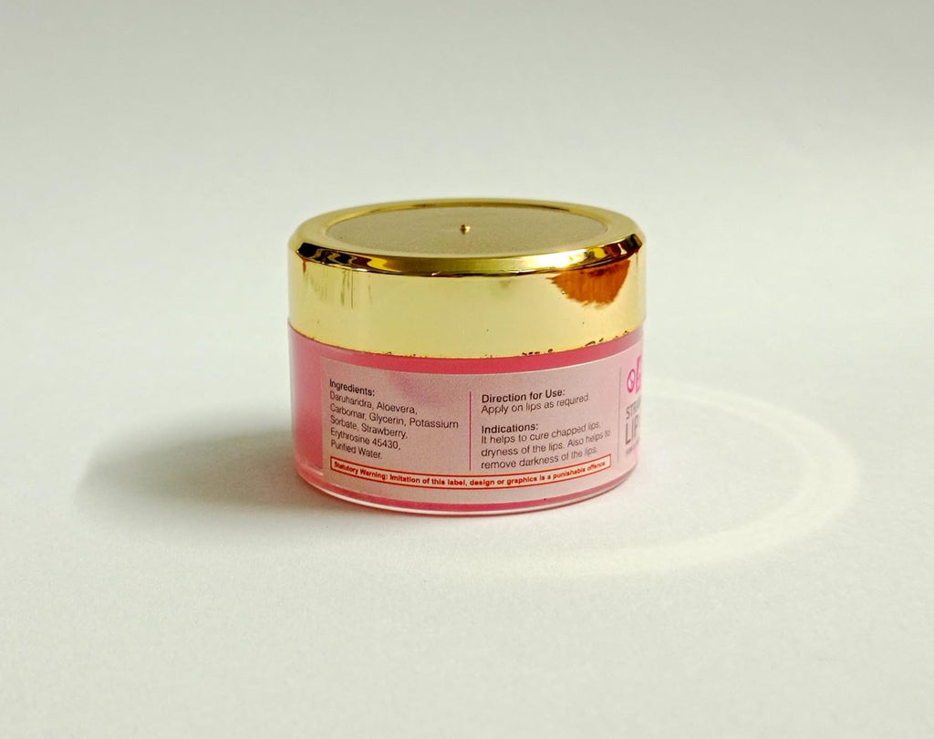Arish Bio-natural Lip Balm, Strawberry Lip Gel - 10 Ml