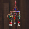 eCraftIndia Handcrafted Decorative Lord Ganesha Wall Hanging Bell STRGAN503