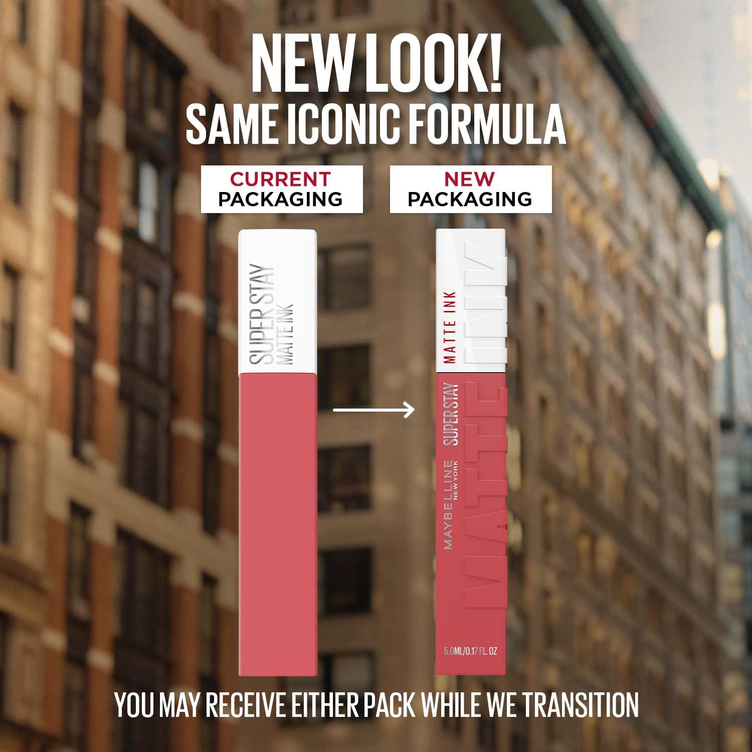 Maybelline New York Liquid Matte Lipstick, Long Lasting, 16hr Wear, Superstay Matte Ink, 170 Initiator, 5ml